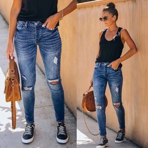 Vici Collection - Translation High Rise Distressed Skinny